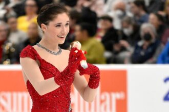 American figure skater Isabeau Levito having blast at Olympic village: 'You can't evict me'