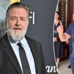 Russell Crowe's blunt warning to autograph seekers outside Paris hotel sparks heated online debate