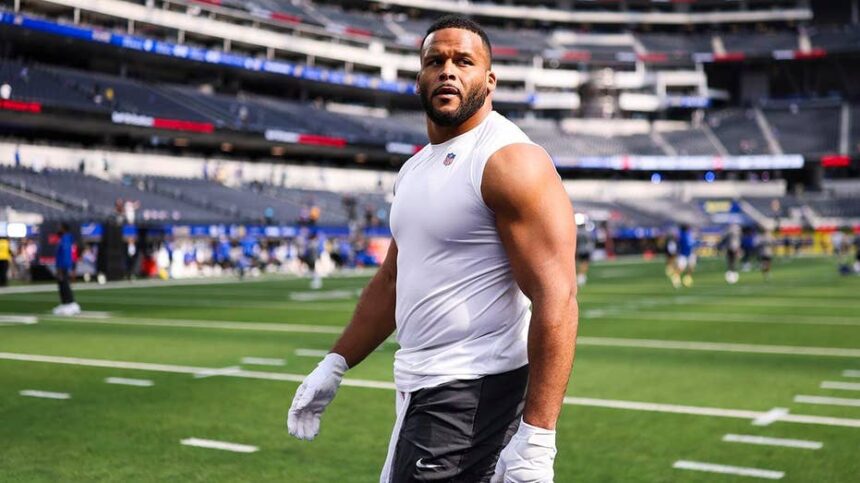 Rams lose Aaron Donald to back soreness for Eagles game, Sean McVay says hes protecting star 'from himself'